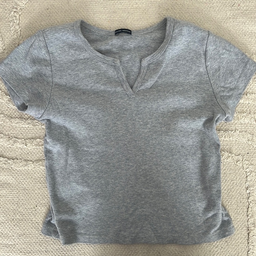 BRANDY MELVILLE GREY TANK TOP